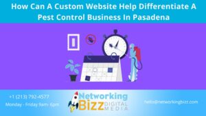 How Can A Custom Website Help Differentiate A Pest Control Business In Pasadena
